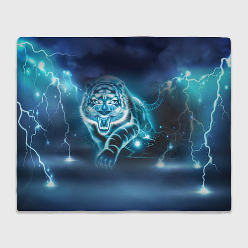 Плед Молниеносный тигр / 3D-Велсофт – фото 1