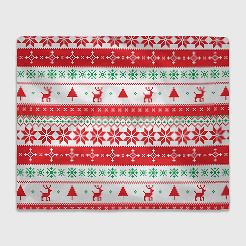 Плед Christmas Deer / 3D-Велсофт – фото 1
