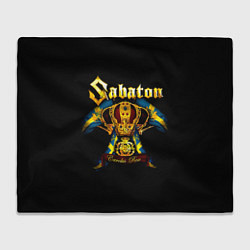 Плед флисовый Carolus Rex - Sabaton, цвет: 3D-велсофт