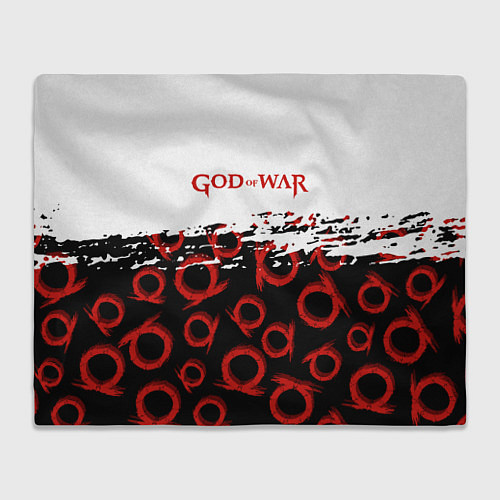 Плед God of War Logo Pattern / 3D-Велсофт – фото 1