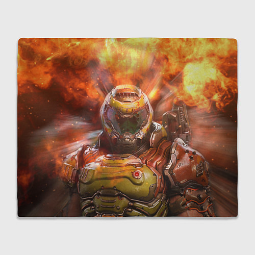 Плед DoomGuy in Fire Doom / 3D-Велсофт – фото 1