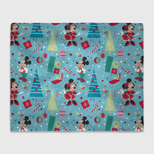 Плед Mickey and Minnie pattern / 3D-Велсофт – фото 1