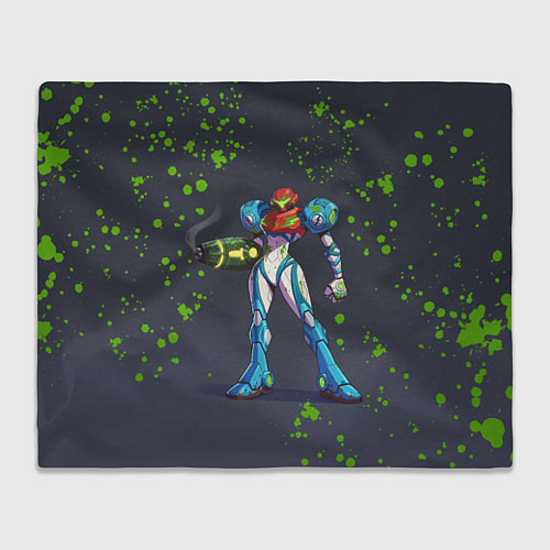 Плед Green Blood Metroid Dread / 3D-Велсофт – фото 1