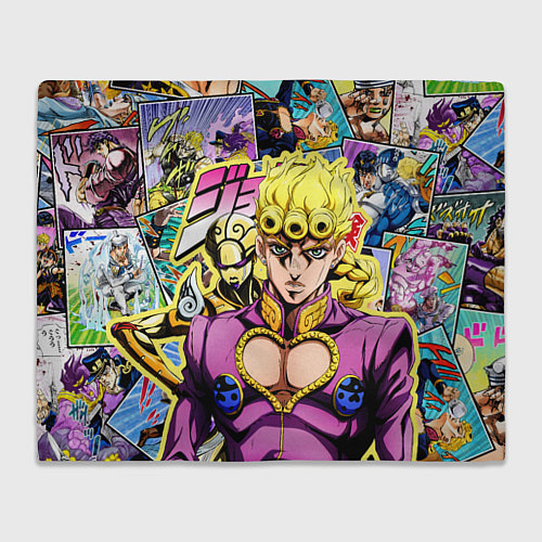 Плед JoJos Bizarre Adventure - Джорно Джованна / 3D-Велсофт – фото 1