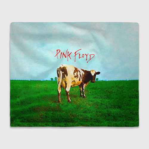 Плед Atom Heart Mother - Pink Floyd / 3D-Велсофт – фото 1