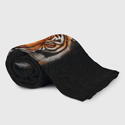 Плед флисовый Реалистичный тигр Realistic Tiger, цвет: 3D-велсофт — фото 2