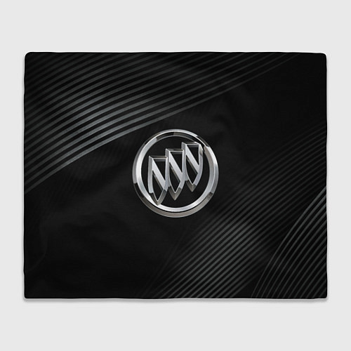 Плед Buick Black wave background / 3D-Велсофт – фото 1