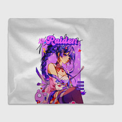 Плед флисовый Shogun raiden на обложке журнала, цвет: 3D-велсофт