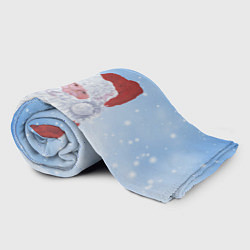 Плед флисовый Дедушка мороз, цвет: 3D-велсофт — фото 2