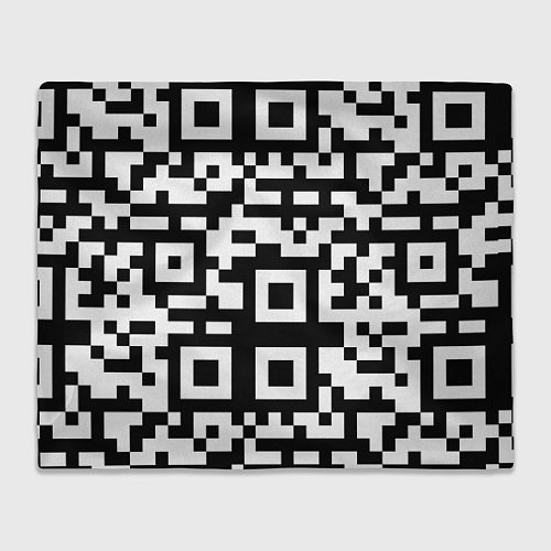 Плед Qr codeкуаркод / 3D-Велсофт – фото 1