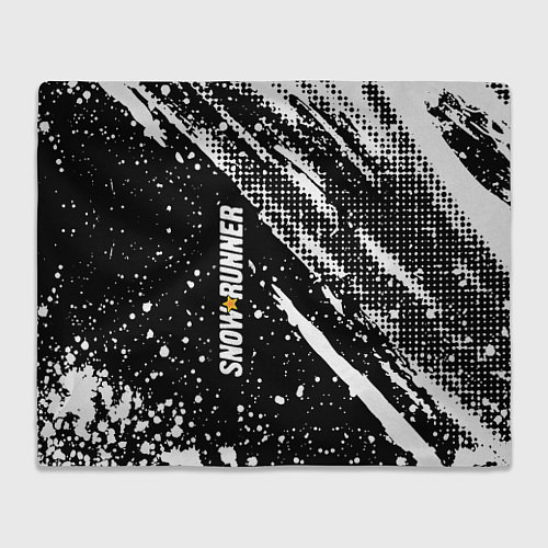 Плед SnowRunner Logo / 3D-Велсофт – фото 1