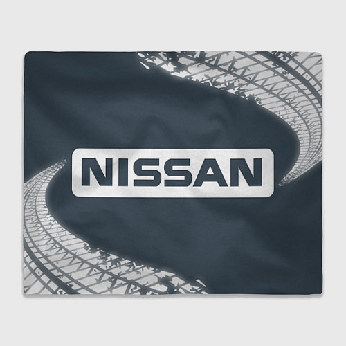 Плед NISSAN - Шины / 3D-Велсофт – фото 1