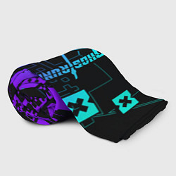 Плед флисовый Ghostrunner Neon, цвет: 3D-велсофт — фото 2