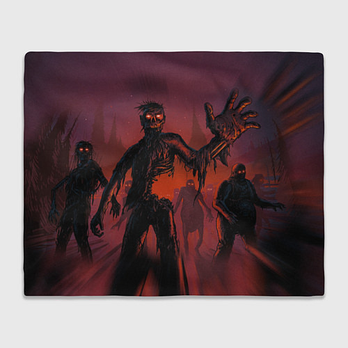 Плед Загнивающий штат Стадия разложения спина / 3D-Велсофт – фото 1