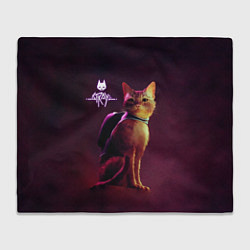 Плед флисовый Stray: Wandering Cat, цвет: 3D-велсофт