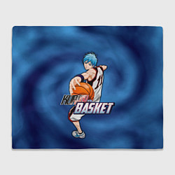 Плед флисовый Kuroko no Basuke Kuroko Tetsuya, цвет: 3D-велсофт