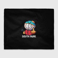 Плед флисовый Южный парк Эрик South Park, цвет: 3D-велсофт