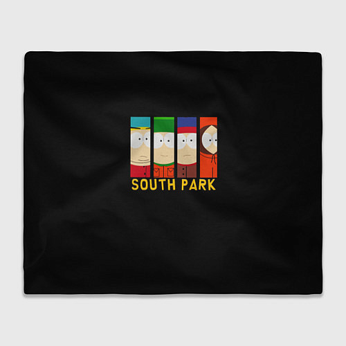Плед South Park - Южный парк главные герои / 3D-Велсофт – фото 1