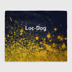 Плед флисовый Loc-Dog Арт, цвет: 3D-велсофт