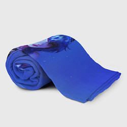 Плед флисовый Гань Юй во всей красе Геншин Импакт, цвет: 3D-велсофт — фото 2