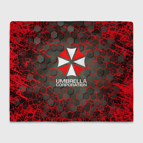 Плед Umbrella Corporation соты / 3D-Велсофт – фото 1