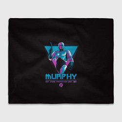 Плед флисовый Робот полицейский art, цвет: 3D-велсофт