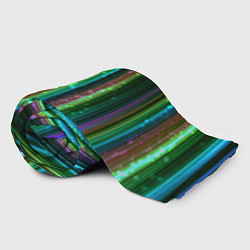 Плед флисовый Свет неоновой радуги, цвет: 3D-велсофт — фото 2