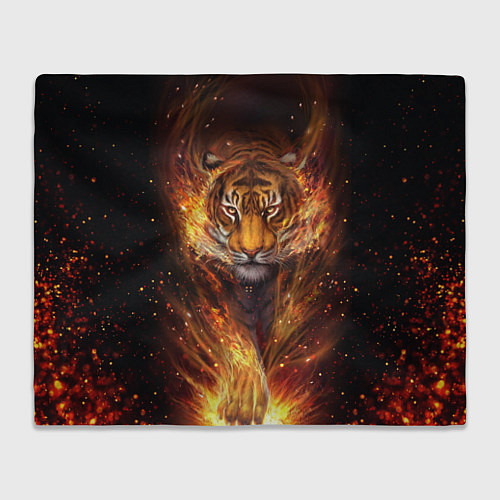Плед Огненный тигр Сила огня / 3D-Велсофт – фото 1
