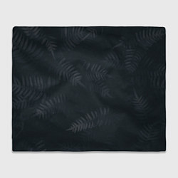 Плед флисовый Влажный Папоротник, цвет: 3D-велсофт