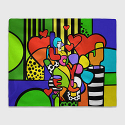 Плед Romero Britto - love you