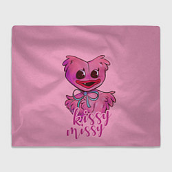 Плед флисовый Pink Kissy Missy, цвет: 3D-велсофт