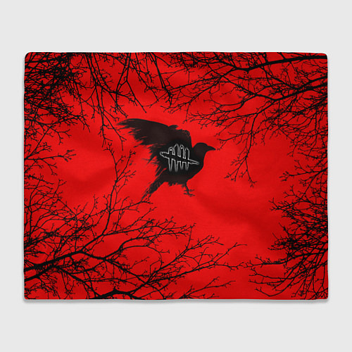 Плед Dead by Daylight ворон / 3D-Велсофт – фото 1