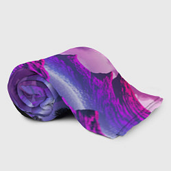 Плед флисовый Горы Закат Аниме, цвет: 3D-велсофт — фото 2