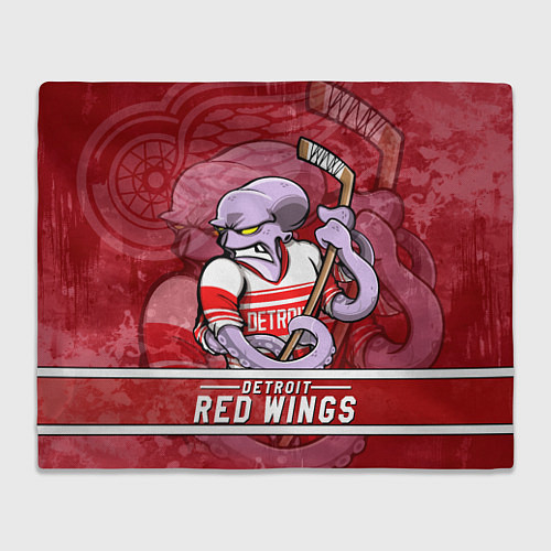 Плед Детройт Ред Уингз, Detroit Red Wings Маскот / 3D-Велсофт – фото 1