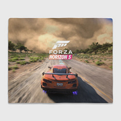 Плед флисовый Forza Horizon 5 Игра, цвет: 3D-велсофт