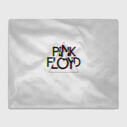 Плед PINK FLOYD LOGO ПИНК ФЛОЙД ГЛИТЧ