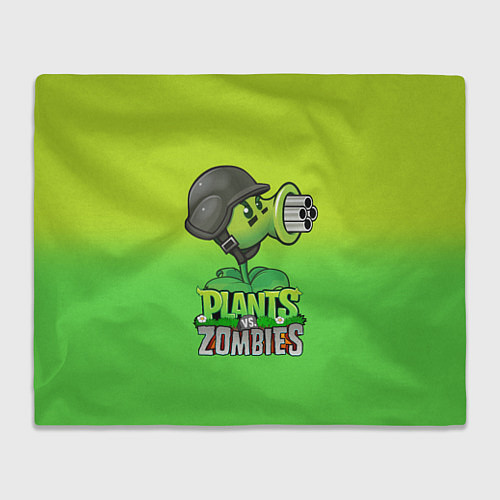 Плед Plants vs Zombies - Горохомёт / 3D-Велсофт – фото 1