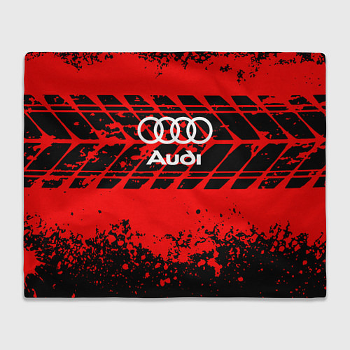 Плед Audi шины / 3D-Велсофт – фото 1