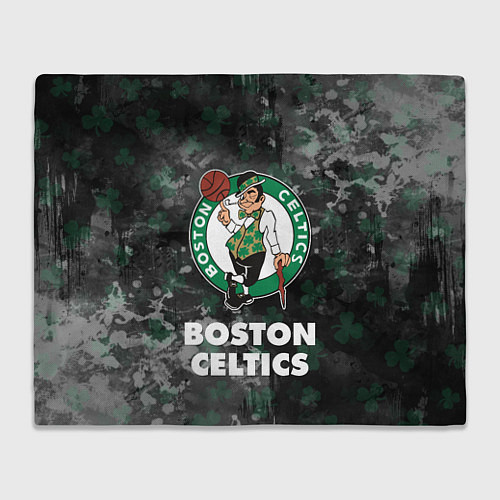 Плед Бостон Селтикс, Boston Celtics, НБА / 3D-Велсофт – фото 1