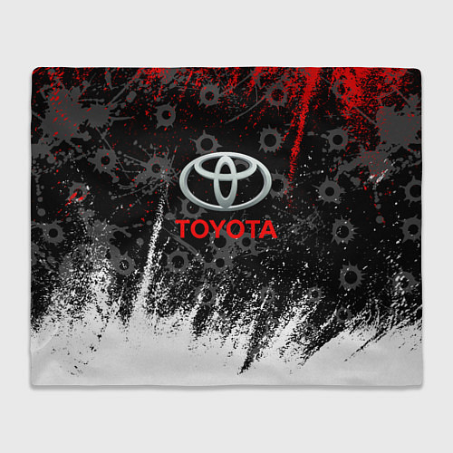 Плед Toyota следы от пуль / 3D-Велсофт – фото 1