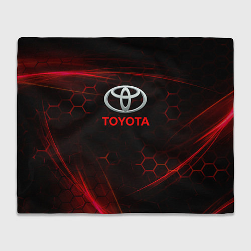 Плед Toyota sport соты / 3D-Велсофт – фото 1