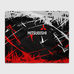 Плед флисовый Mitsubishi Sport Auto, цвет: 3D-велсофт