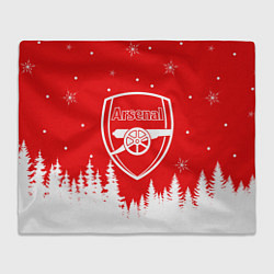 Плед FC ARSENAL WINTER ФК АРСЕНАЛ ЗИМНИЙ СТИЛЬ