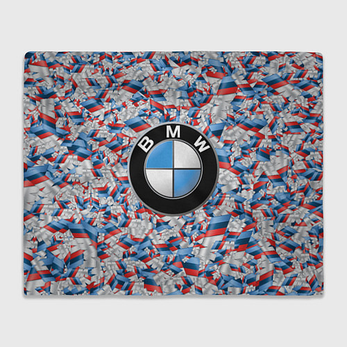 Плед BMW M PATTERN LOGO / 3D-Велсофт – фото 1