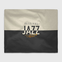Плед флисовый JAZZ FESTIVAL, цвет: 3D-велсофт