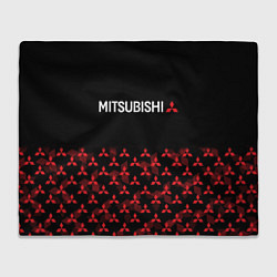 Плед флисовый MITSUBISHI HALF PATTERN, цвет: 3D-велсофт