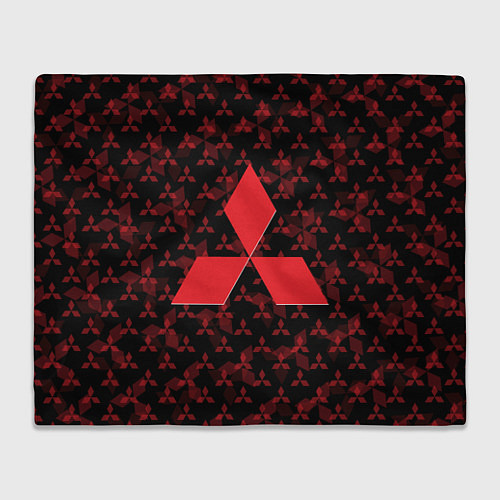 Плед MITSUBISHI BIG LOGO PATTERN / 3D-Велсофт – фото 1