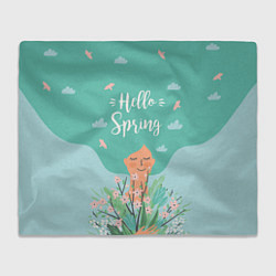 Плед Hello spring