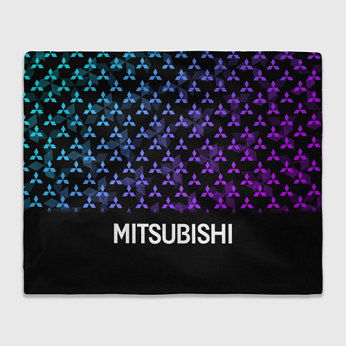 Плед MITSUBISHI NEON PATTERN / 3D-Велсофт – фото 1