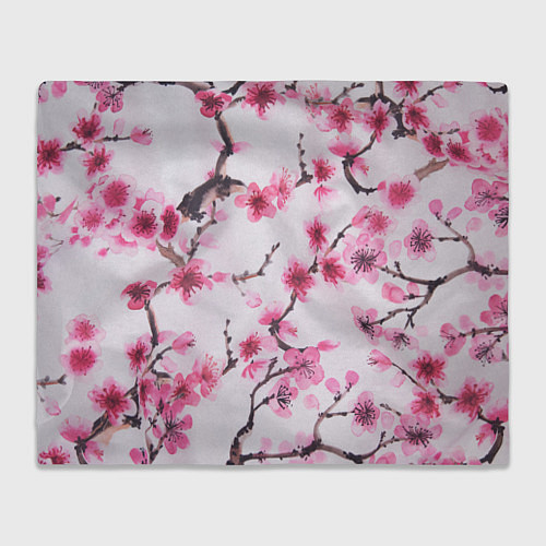 Плед Мазки весны / 3D-Велсофт – фото 1